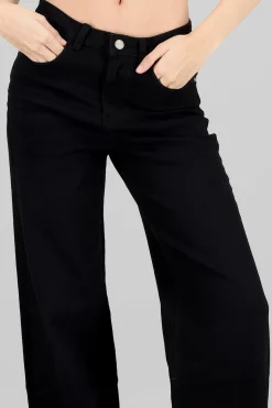 Jeans wide leg básicos