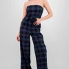 Jumpsuit cuadros detalle cinturon