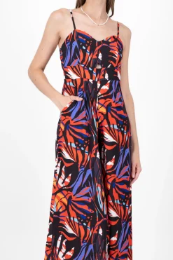 Jumpsuit Estampado Tropical
