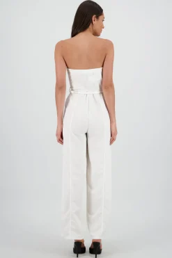 Jumpsuit liso con cinturon