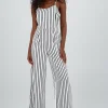 Jumpsuit rayas pierna amplia