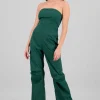 Jumpsuit Strapless Cargo