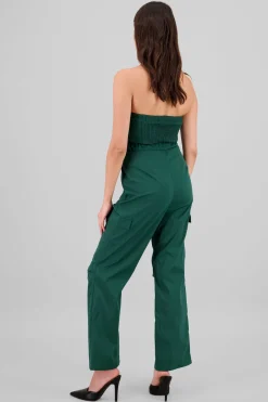 Jumpsuit Strapless Cargo