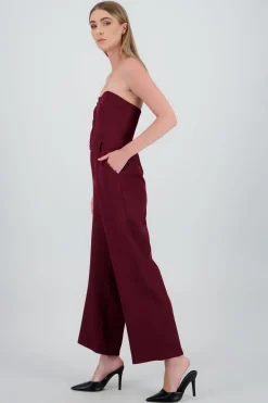 Jumpsuit strapples con botones