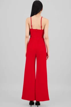 JUmpsuit tirantes detalle abertura escote