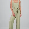 Jumpsuit tirantes gruesos detalle lazo