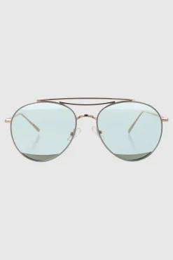 Lente aviador redondo traslucido