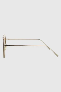 Lente aviador redondo traslucido