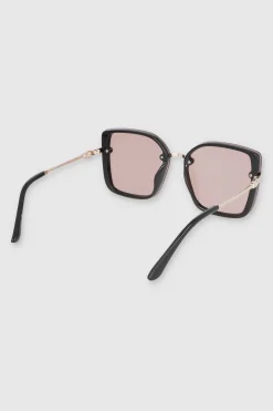 Lente cuadrado puente metalico