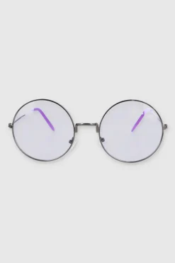 Lente redondo traslucido