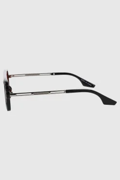 Lentes aviador rectangulo color