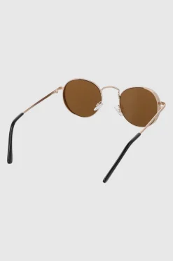 Lentes circulo borde metal