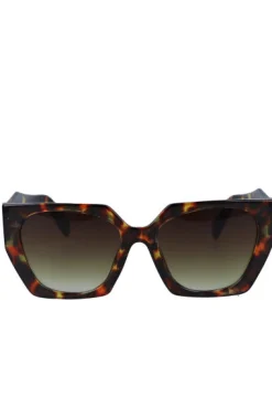 Lentes cuadrados oversize carey