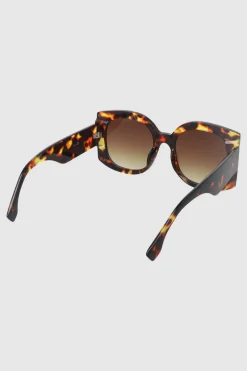 Lentes oversize craquelado