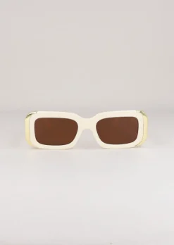 Lentes Rectangulares Detalle Oro