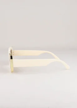 Lentes Rectangulares Detalle Oro