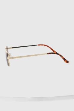 Lentes rectangulo metal