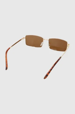 Lentes rectangulo metal