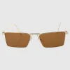 Lentes rectantuglo rimless