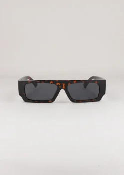Lentes sol rectangulares carey