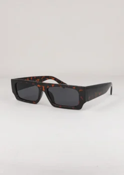 Lentes sol rectangulares carey