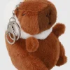 Llavero De Peluche De Capibara