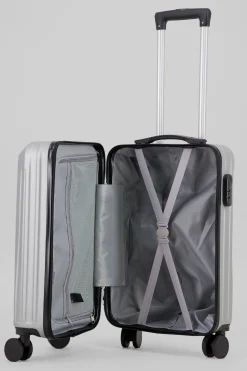 Maleta estructura rayas