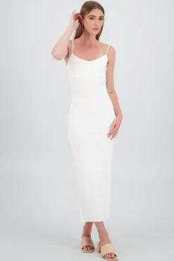 Maxi vestido bodycon liso