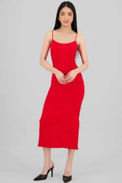 Maxi vestido bodycon liso