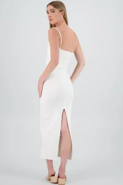 Maxi vestido bodycon liso