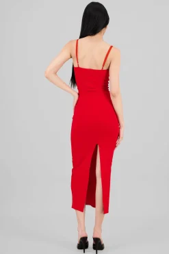 Maxi vestido bodycon liso