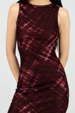 Maxi vestido mesh espalda descubierta