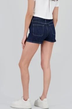 Mini short bolsa parche