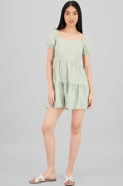 Mini vestido cuadros