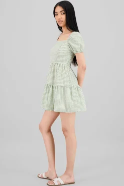 Mini vestido cuadros