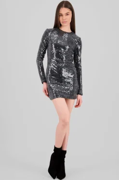 Mini vestido lentejuelas