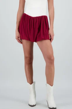 Minifalda globo mesh