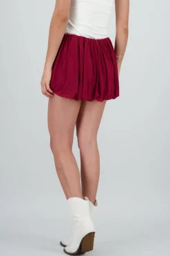 Minifalda globo mesh