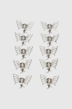 10 P Pincitas Mariposa Metal