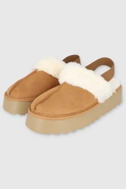 Panfufla peluche plataforma