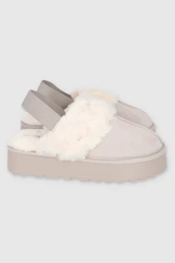 Panfufla peluche plataforma