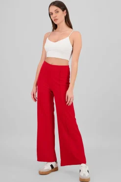 Pantalón Amplio Costura Frontal