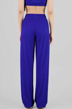 Pantalón amplio textura