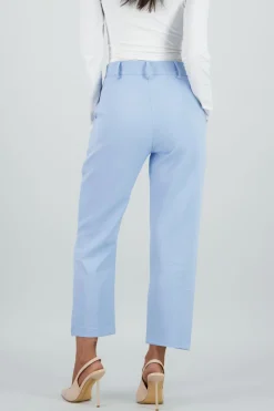 Pantalón Cintura Alta Capri Bolsas