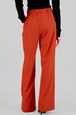 Pantalón Recto Pinzas Bolsillos