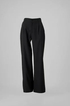 Pantalón Recto Pinzas Bolsillos