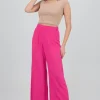 Pantalón Wide Leg Cintura Elástico