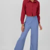 Pantalón Wide Leg Cintura Elástico