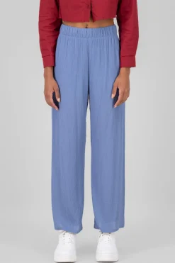 Pantalón Wide Leg Cintura Elástico