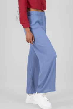 Pantalón Wide Leg Cintura Elástico